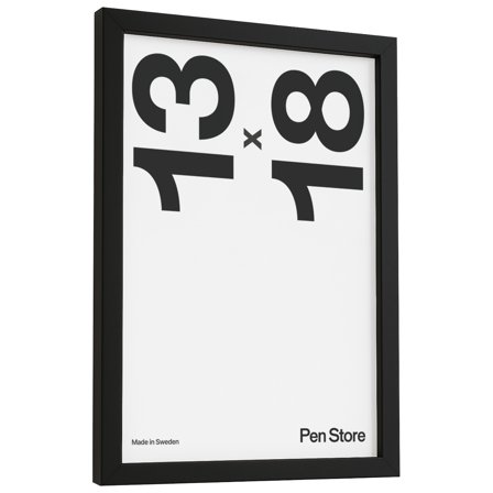 Pen Store Houten lijst Zwartx18 cm