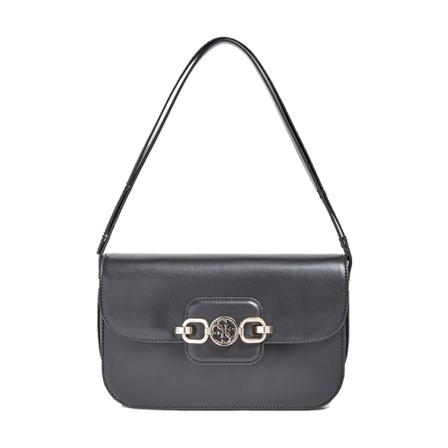 Guess, Hensely Shoulder BAG Zwart, Dames, Maat:ONE Size