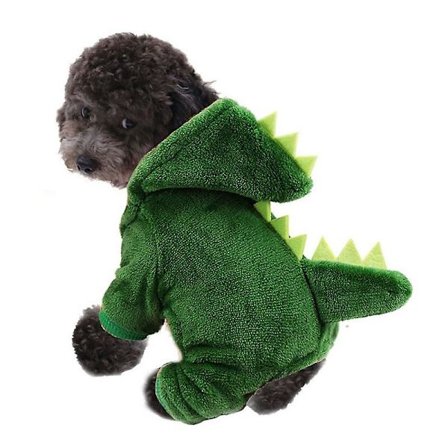 Kattkläder Valp Hund Katt Rolig Dinosaurie Kostym Vinter.S.