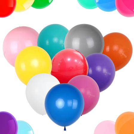 10 stk 18 tommers ballonger - blandede farger
