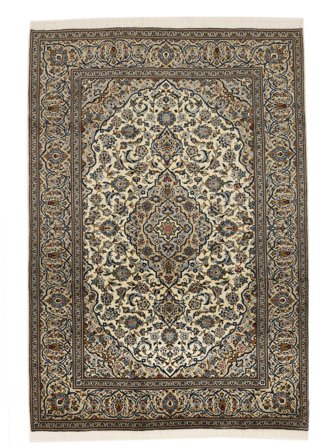 195X285 Tappeto Keshan Orientale Marrone/Arancione (Lana, ) Carpetvista