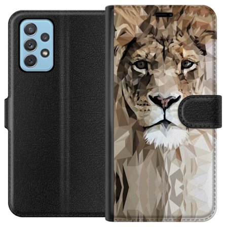 Kompatibelt Plånboksfodral till Samsung Samsung Galaxy A52 5G Lejon