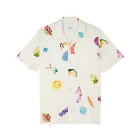 PS By Paul Smith Casual Shirts Hvid, Herre Skjorter