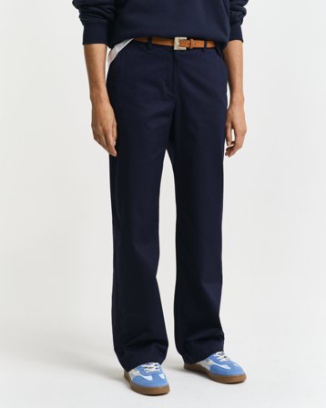 GANT Damen Regular Fit Chinohose (40) Blau