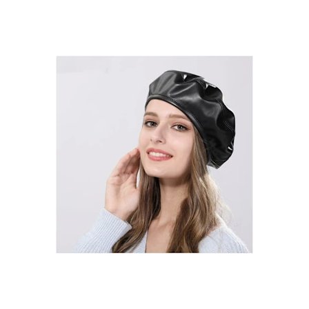 {xj}Høst- og vinterlue, ny ullberet, frontskjerm, ørevarmere