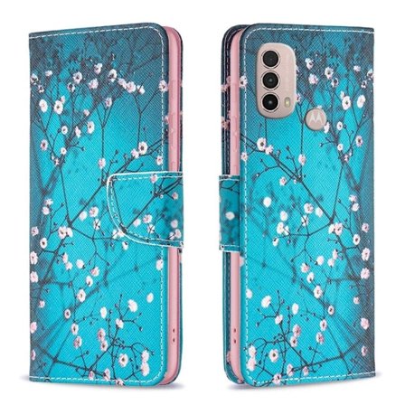 Wonderland Motorola Moto E30 / Motorola Moto E40 flip kuoret - Luumun Kukka