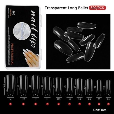 500 st falska naglar falska naglar