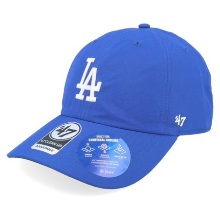 47 Brand - MLB Blå unconstructed Keps - Los Angeles Dodgers MLB 47 Clean Up Cap Royal Dad Cap @ Hatstore