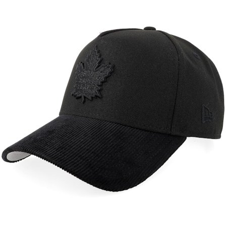 New Era - NHL Svart adjustable Caps - "Hatstore Exclusive x Toronto Maple Leafs 9FORTY Black Corduroy A-frame Adjustable " @ Hatstore