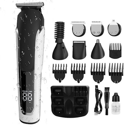 Hårklippare och trimmer med tillbehör