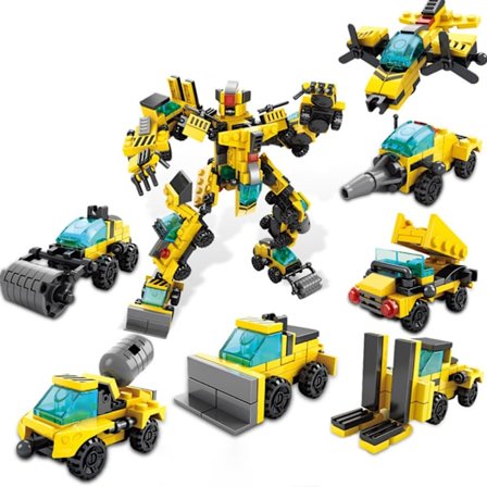 345 Deler Ingeniør Byggeleker Kjøretøy Blokker Pedagogisk Byggesett Gave til Barn Gutter Jenter