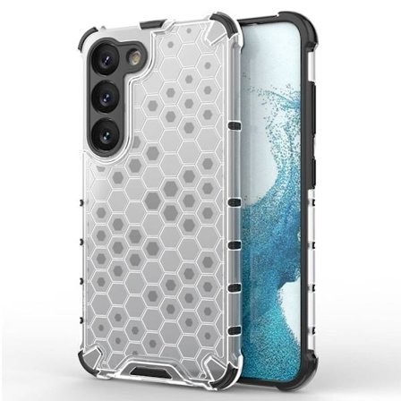 Bofink Honeycomb Samsung Galaxy S23 Suojakotelo - Harmaa