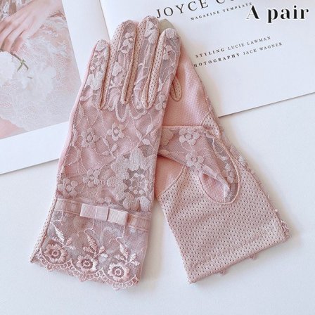 IC 1Par Damspets Anti Ultraviolet Tunn Anti-halk sommar Breat A5