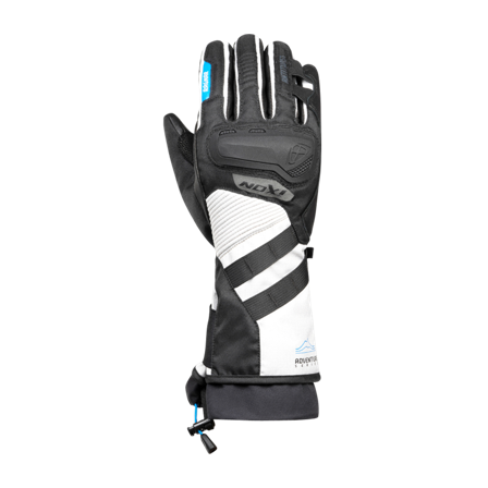 Guantes de Moto Ixon Pro Ragnar Negro/Gris/Azul XXXL