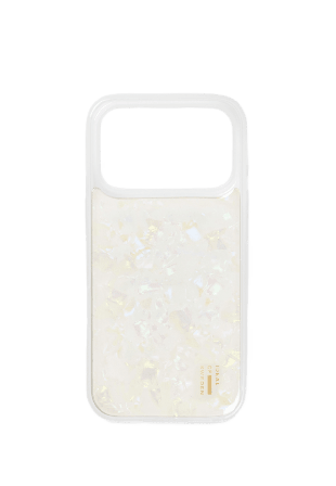 Ideal Of Sweden Pearlised Case Iphone White Skal & skärmskydd Dam Vit 17 Pro