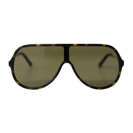 Gucci Vintage, Pre-owned Gucci Gg 0199S Sungles in Brown Plastic Bruin, Dames, Maat:ONE Size