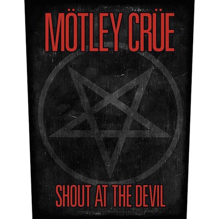 Motley Crue Shout At The Devil Pentagram Patch One Size Black/R
