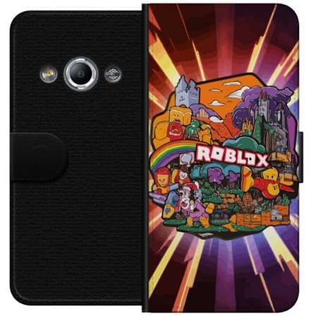 Kompatibelt Lommeboketui til Samsung Galaxy Xcover 3 Fargerik spillverden inspirert av Robloxs animerte fantasimiljø, perfekt for eventyr og kreative