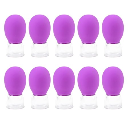 Glass Cupping Sæt Glas Silikone Cupping Kopper Massage Vakuum Suge Cupping Kopper til Krop Ansigt Ben Arm Ryg Skulder