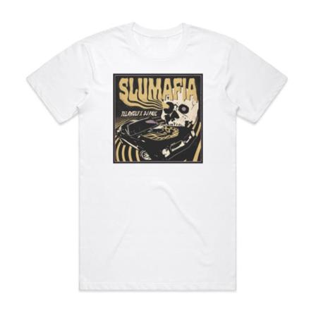Yelawolf Slumafia Album Cover T-Shirt Vit M