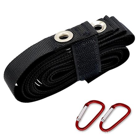 2 stk. nylon teltforlængerreb med spænde kroge kompatible med udendørs camping NIUNIU