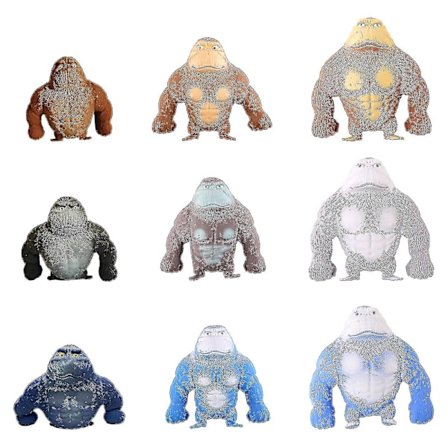 Ny Gorillas Stretchy Spongy Squishy Monkey Gorilla Stress Relief Toy Vent Doll Ny Sellwell
