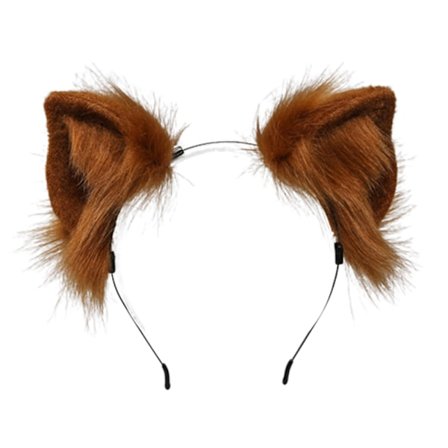 Katte-Ræv-Gris Faux Fur Øre Pandebånd Sød Halloween Håndlavet Dyr Pels Øre Hårbøjle