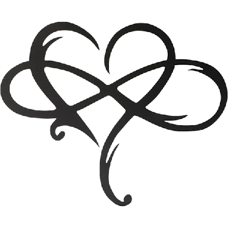 Personlig Hjerte Stål Vægdekoration Kunst Dekoration Kærlighed Vægskilt Kunst Hjerte Vægdekoration Jern Metal Skulpturer kompatibel Soveværelse Stue 