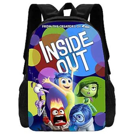 Inside Out 2 -reppu Lapsille Pojat Tytöt Junior 3D Koulukirjapussi Matkustaminen Opiskelija Olkalaukku (16)