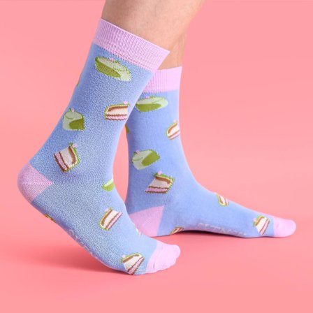 Strumpor Prinsesstårta Blå stl 41-46