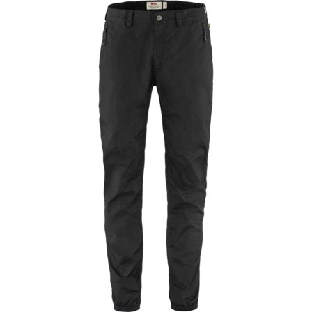 Fjällräven Men's Vardag Hose in Black/Schwarz, G-1000 | Size: 50/Short