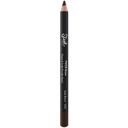 Sleek MakeUP, Pwdr, Blending, Eyebrow Cream Pencil, 1254, Dark Brown, 1.29 g
