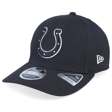 New Era - NFL Svart adjustable Caps - Hatstore Exclusive x Indianapolis Colts Essential 9Fifty Stretch Black Adjustable @ Hatstore