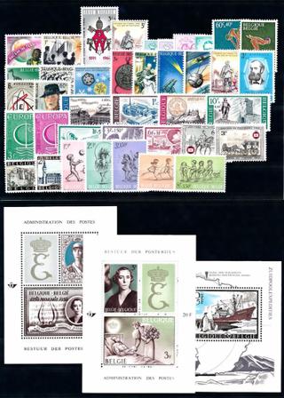 Belgien - Årgang 1966 - Postfrisk
