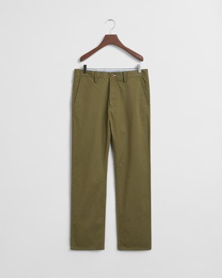 GANT - Chinos i normal passform til gutter til herre moss green