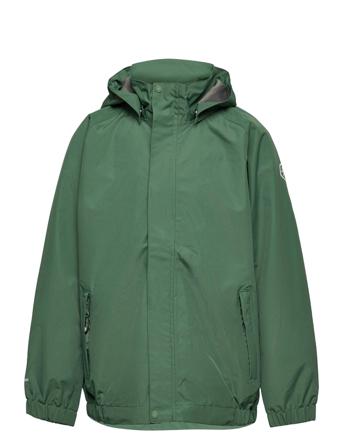 Shell Jacket, Af 15.000 Outerwear Rainwear Jackets Grøn Color Kids
