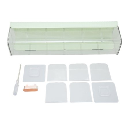 Väggmonterad underklädesförvaringslåda 6 celler stansfri klar självhäftande garderob underklädeslåda