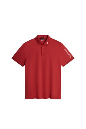 J.Lindeberg - Golf - Tour Tech Slim Fit Polo - Röd - Man - M