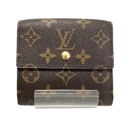 Louis Vuitton Vintage, Pre-owned Polyester wallets Bruin, unisex, Maat:ONE Size,leather