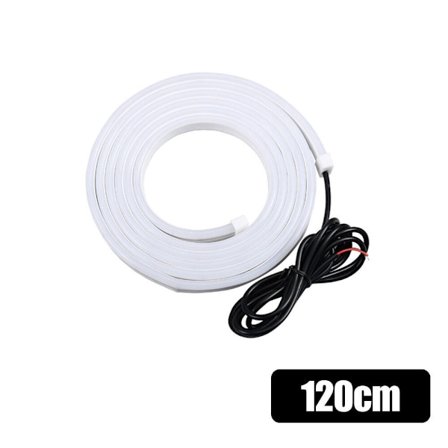 120cm LED-strip til bilens motorhjelm 12V vandtæt fleksibel bilmotorhjelm lysstrimmel hvid