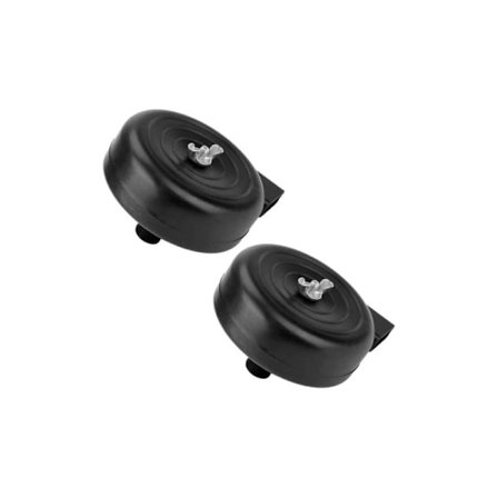 2 stk. lyddæmperfilter til luftkompressor, lyddæmper til udskiftning af luftindtag, 3/8" gevind 16 mm dele til filter lydløst filterindtag til 