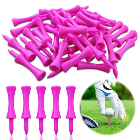 Zivisk Rosa Golfteear Plast 57MM 100-pack Långa Slottsgolfteear 2-1/4 Tum