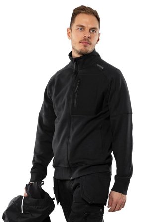Fristads Herr Sweatshirt-jacka 7830 GKI, Svart