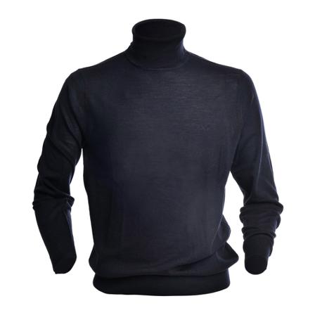 Sun68 High Neck Sweatshirt Blå, Herre Rullekraver