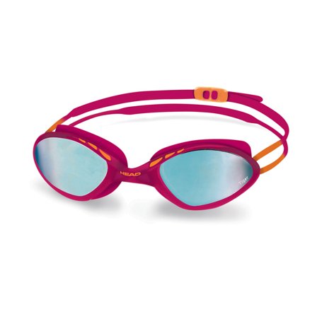Head Tiger Mid Race Mirrored Goggle Swimming Goggles Red OneSize