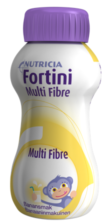 Fortini Multi Fibre næringsdrikk banan 4x200 ml