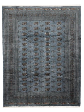 Hand Knotted Pakistan Bokhara 3Ply Rug 245X313 Black/Dark Grey