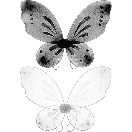 2 delar Fjäril Fairy Wings Butterfly Wing Dress Up
