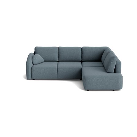 Trieste hjørnesovesofa, højrevendt | open end - Nordic Blå - 265x215x86 - Sofa, sovesofa