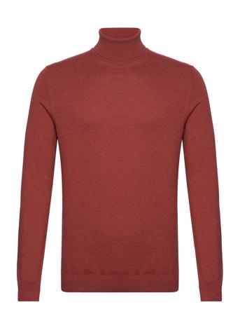 Slhberg Roll Neck Noos Burgundy Selected Homme
